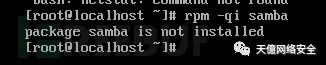 CentOS samba 安装状态对照